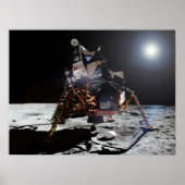 Poster Module lunaire Apollo 11 "Aigle" sur la Lune (Devant)