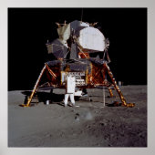 Poster Module lunaire Apollo 11 "Aigle" sur la Lune (Devant)