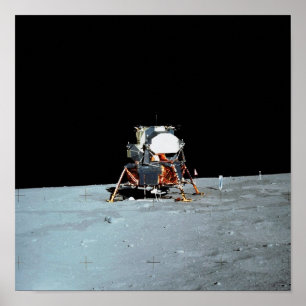 Poster Module lunaire "Eagle " d'Apollo 11