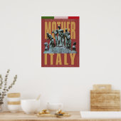 Poster Moeder Italië (Keuken)