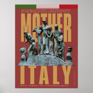 Poster Moeder Italië