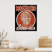 Poster Mogambo Khush Hua Bollywood Sarcastique Funny Desi (Cuisine)