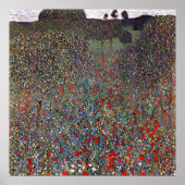 Poster Mohnfeld, Gustav Klimt (Devant)