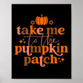 Poster Moi Au Citrouille Patch Automne Automne Hiver Than (Devant)