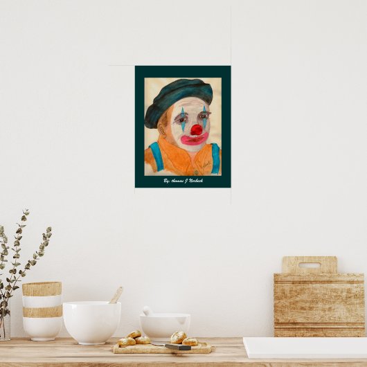 Poster moi comme clown, par : thomas J Norbeck (Cuisine)