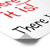 Poster Moi dans l'équipe drôle d'affiche (Coin)