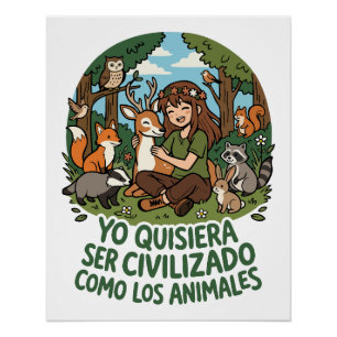Poster Moi je voudrais être civilisé 2