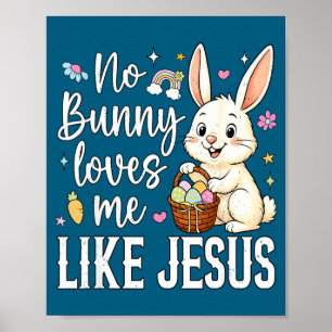 Poster Moi Pâques Aucun Lapin N'aime Comme