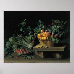 Poster Moillon - Nature morte aux fruits