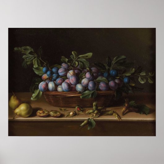 Poster Moillon - Nature morte aux prunes (Devant)