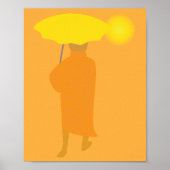 Poster Moine bouddhiste (Devant)