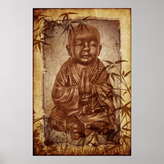 Poster Moine bouddhiste (Devant)