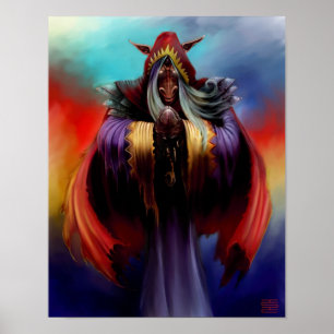 Poster Moine de buffle