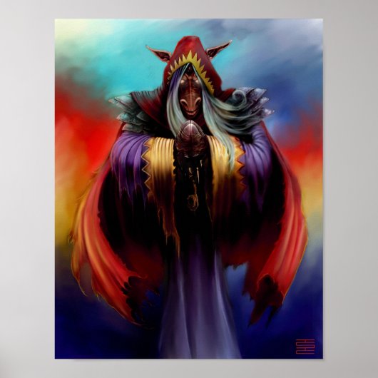 Poster Moine de buffle (Devant)