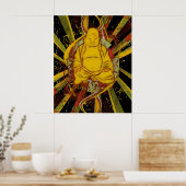 Poster Moine en méditation (Cuisine)