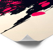 Poster Moine Guerrier Silencieux sous le Soleil Levant (Coin)