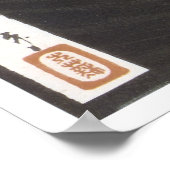 Poster Moine guerrier, Yoshitoshi, 1886 (Coin)