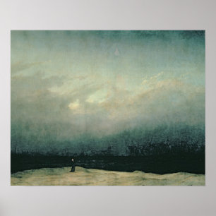 Poster Moine par la mer, 1809
