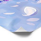 Poster Moineau domestique sur une branche Art Impressionn (Coin)