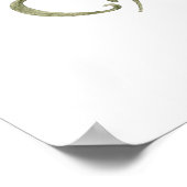 Poster Moineaux sur une branche de Noël (Coin)