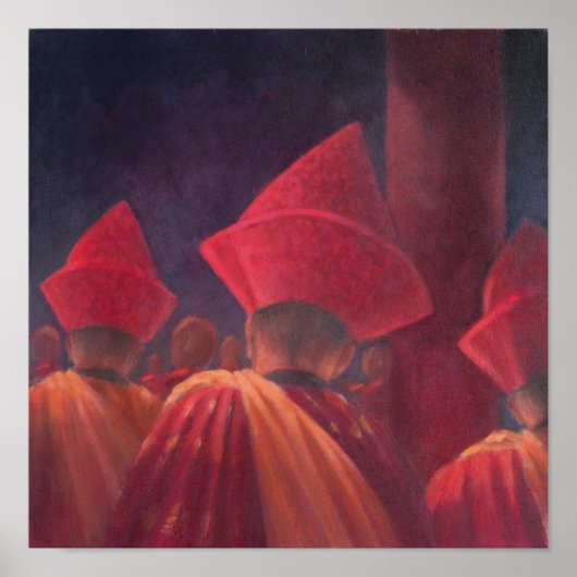 Poster Moines bouddhistes Bhoutan 2012 (Devant)