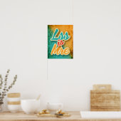Poster Moins c'est Mieux (Cuisine)