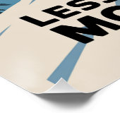 Poster Moins de défilement, Plus de vie (Coin)