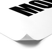 Poster Moins de gens Plus de cochons de Guinée drôle (Coin)