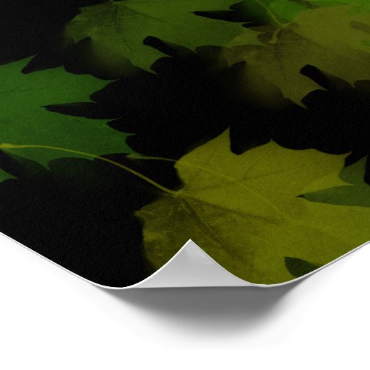 Poster Moins de milliardaires Plus d'arbres (Coin)