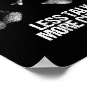 Poster Moins de Paroles Plus de Craie Cadeau Boulder Empr (Coin)