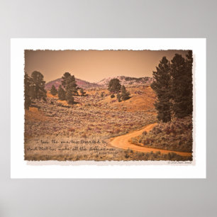 Poster Moins de route parcourue