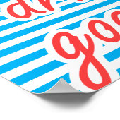 Poster Moins de soucis, plus de vin, la vie est courte, (Coin)