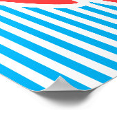 Poster Moins de soucis, plus d'été (version paysage) (Coin)