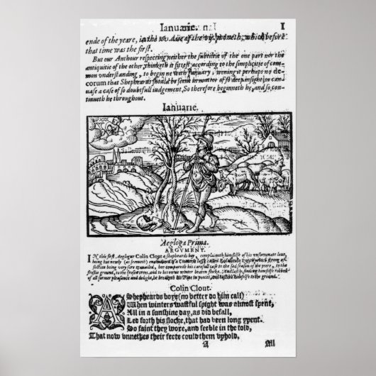 Poster Mois de janvier (Devant)