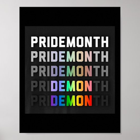 Poster Mois de la fierté Démon Premium _1 (Devant)