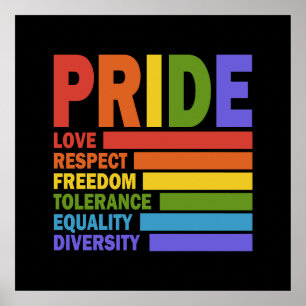 Poster Mois de la fierté LGBT