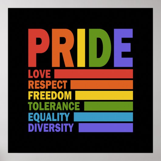 Poster Mois de la fierté LGBT (Devant)