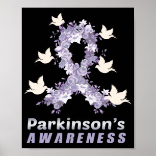 Poster Mois de la maladie de sensibilisation Parkinsons