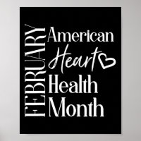 Mois de la santé Février American Heart Health 1