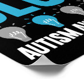 Poster Mois de la sensibilisation à l'autisme Soutenez Al (Coin)
