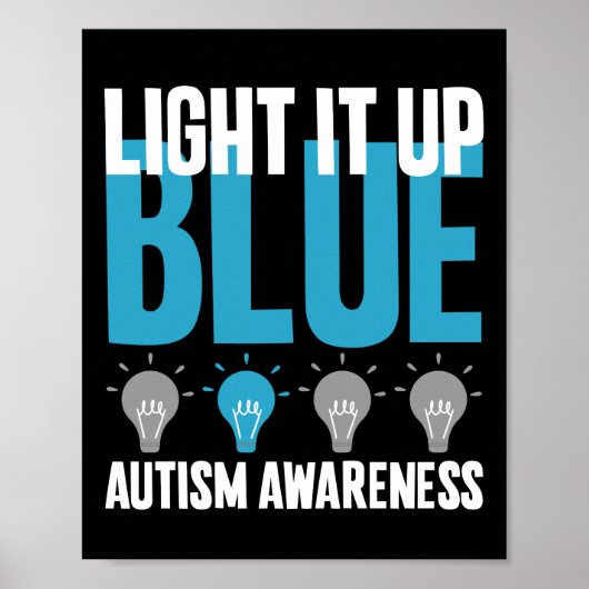 Poster Mois de la sensibilisation à l'autisme Soutenez Al (Devant)