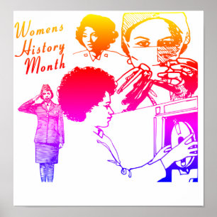 Poster Mois de l'histoire des femmes