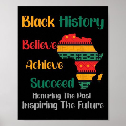 Poster Mois de l'histoire des Noirs (Devant)
