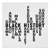 Poster Mois de l'histoire des Noirs (Devant)