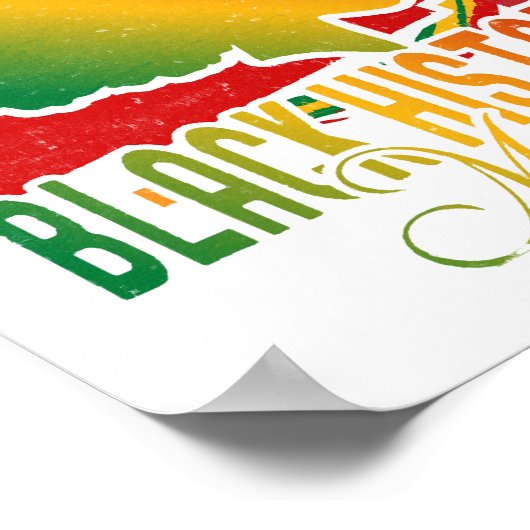 Poster Mois de l'histoire des Noirs (Coin)