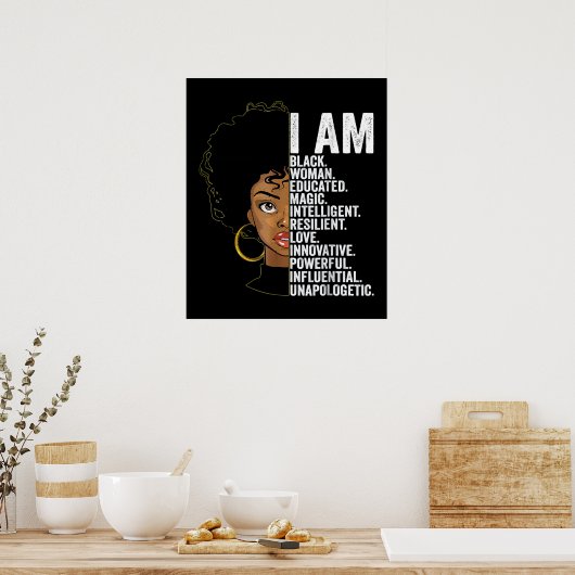 Poster Mois de l'histoire des Noirs (Cuisine)