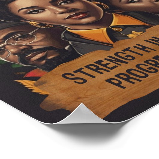 Poster Mois de l'histoire des Noirs (Coin)