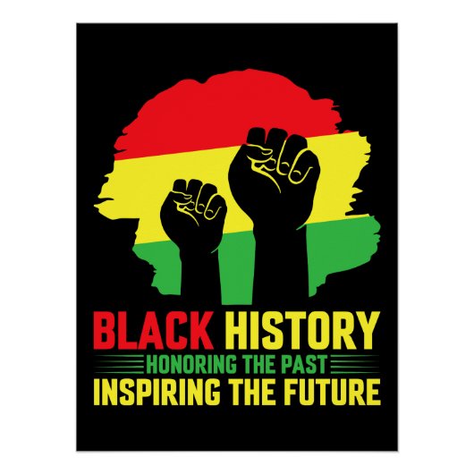 Poster Mois de l'histoire des Noirs (Devant)