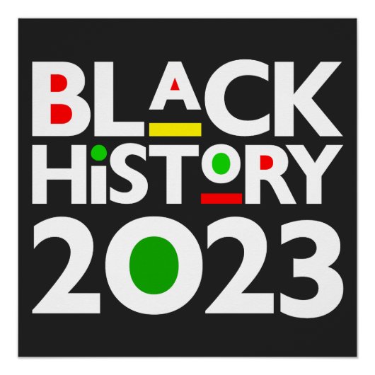 Poster Mois de l'histoire des Noirs 2023 Melanin Sista Br (Devant)