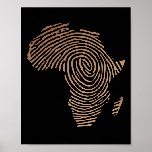 Poster Mois de l'histoire des Noirs Afro-Américain (Devant)